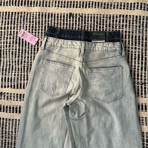 Wild Fable Size 2 90s Relaxed Straight Light wash jeans NWT - Picture 6 of 8